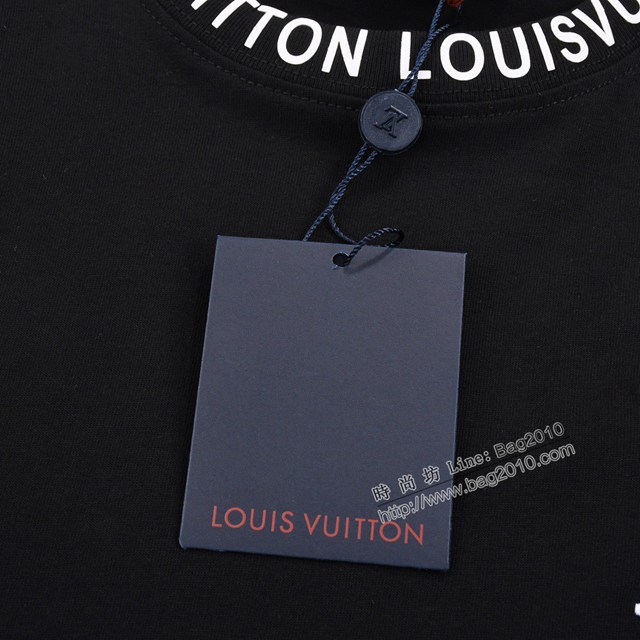 Louisvuitton路易威登Lv專門店2023SS新款刺繡印花T恤 男女同款 tzy2715